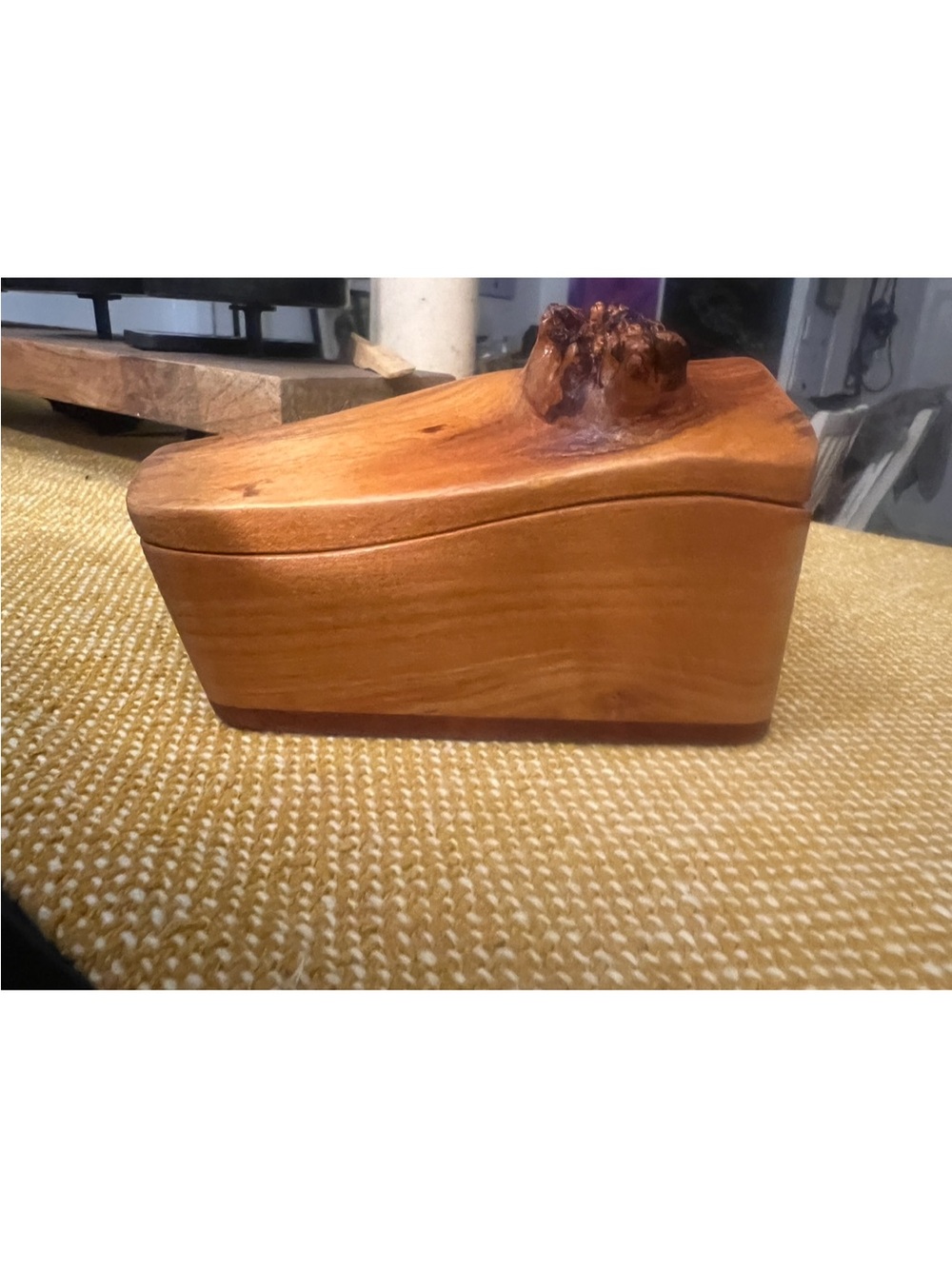 Authentic Fred & Marilyn Buss Live Edge Trinket Box